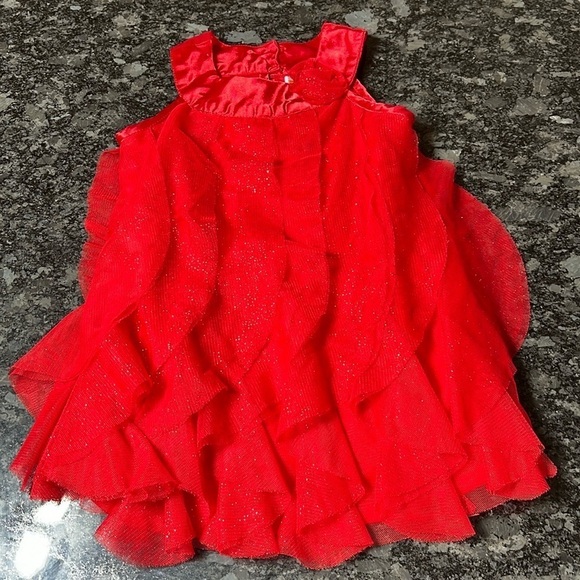 Healthtex Fancy Shimmer Dress - Picture 1 of 7